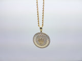 Collier Masst en or 10 karat style versace - orquebec