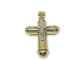 Croix jesus en or 10k Style bullet GCP-805 - orquebec