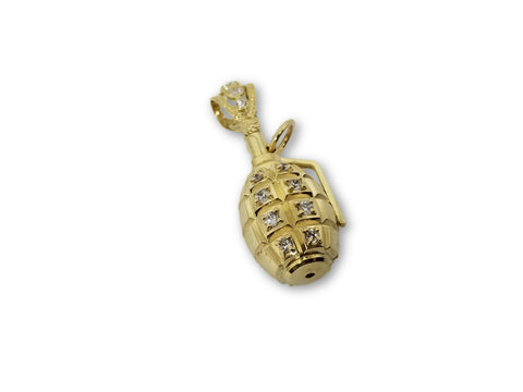 Grenade en or jaune 10K - orquebec