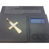 High Polish 10K Gold Crossley Charm Pendant - orquebec