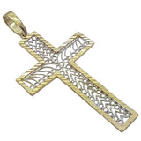 High Polish 10K Kerestes Cross Pendant - orquebec