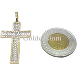 High Polish 10K Kerestes Cross Pendant - orquebec