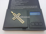 High Polish 10K Kerestes Cross Pendant - orquebec