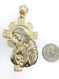 Jesus Piece 10k Yellow & White Gold - orquebec