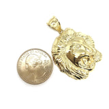 Leo The Lion 10K Yellow Gold Pendant - orquebec