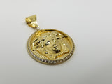 Medaillon 3d versace en or 10 karat - orquebec