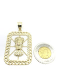 Medaillon cuban link Egyptien en or 10 karat - orquebec