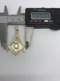 Medaillon Free Mason FMP-001 en or 10 karat - orquebec