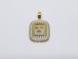 Medaillon Versace Carractulem en or 10 karat style Medussa - orquebec