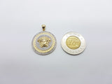 Medaillon Versace prestigieux en or jaune 10 karat - orquebec