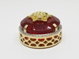 Medaillon Versace Ruby rouge 0.42 ct de Diamants en or 10 karat - orquebec