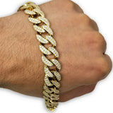 Miami Cuban Link  14K 6.65ct Si Diamonds 14mm Double paver - orquebec