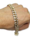 Miami cuban Link 3.00ct diamants en or 10K 10mm - orquebec