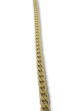 Chaine Miami Cuban Link 7mm en or 10k Italien | Miami Cuban Link Chain for Men 7mm Italian Yellow Gold 10k MC70-Gold Custom