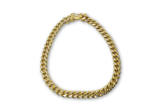 Miami Cuban Link Diamond Cut 6mm Box Lock en or 10k Italienne SPECIAL - orquebec