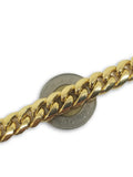 Miami Cuban Link en or 10k 11 mm Italienne - orquebec