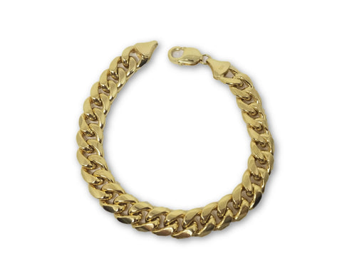 Miami Cuban Link en or 10k 11 mm Italienne - orquebec