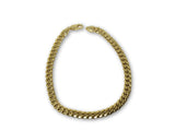 Miami Cuban Link en or 10k 5.5mm Maille Serrez Italien - orquebec