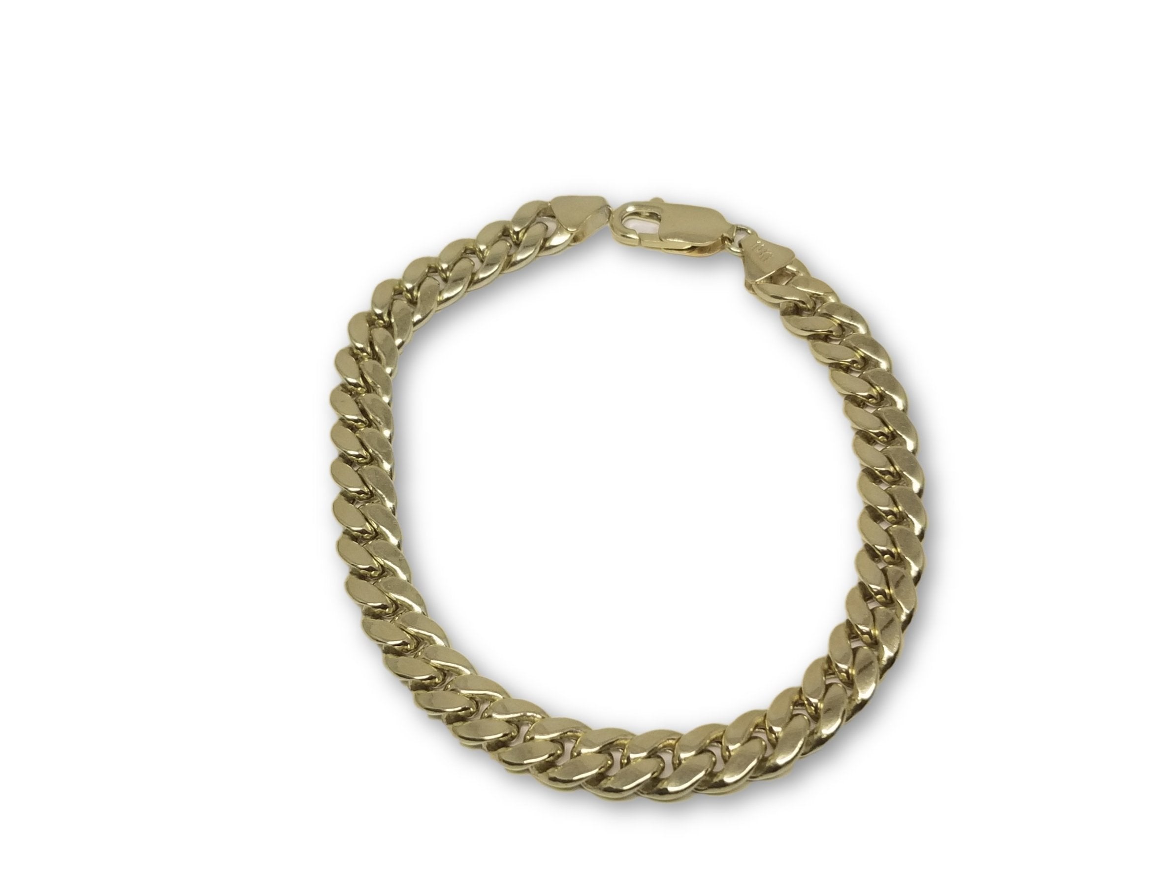 Miami Cuban Link en or 10k 7.5mm Italien - orquebec