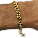 Miami Cuban Link en or 10K 7mm Italien - orquebec