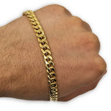 Miami Cuban Link en or 10K 7mm Italien - orquebec