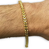 Miami Cuban Link en or 10K 7mm Italien - orquebec