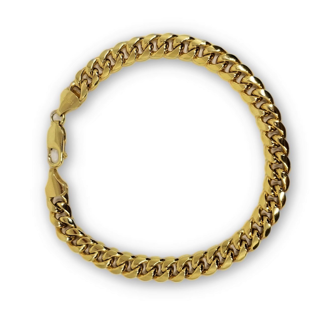 Miami Cuban Link en or 10K 7mm Italien - orquebec