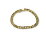 Miami Cuban Link en or 10k Coupe Diamond Cut 7mm Italienne Box Lock - orquebec