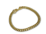 Miami Cuban Link en or 10k Coupe Diamond Cut 7mm Italienne Box Lock - orquebec