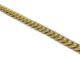 Miami Cuban Link en or 10k Coupe Diamond Cut 7mm Italienne Box Lock - orquebec