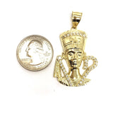 Nerfertiti en or diamond cut crystaliser - orquebec