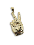 Peace 10k gold