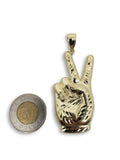 Peace 10k gold