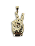 Peace 10k gold