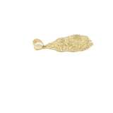 Pendatif Croco NUG-003 diamond cut crystaliser en or 10 karat - orquebec