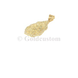 Pendatif Nugget NUG-002 en or 10 karat crystaliser moyen - orquebec