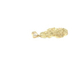 Pendatif Nugget NUG-004  en or 10 karat diamond cut - orquebec