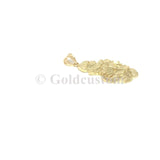 Pendatif Nugget NUG-004  en or 10 karat diamond cut - orquebec