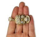 Pendentif Biker en or 10k pour homme - orquebec