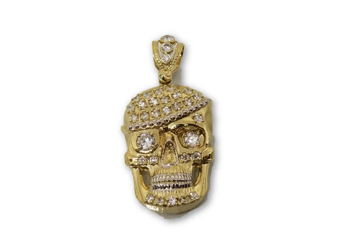 Pendentif Biker en or 10k pour homme - orquebec