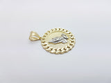 Real 10K High Polish Solid Yellow Gold Samson Pendant - orquebec