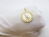 Real 10K High Polish Solid Yellow Gold Samson Pendant - orquebec