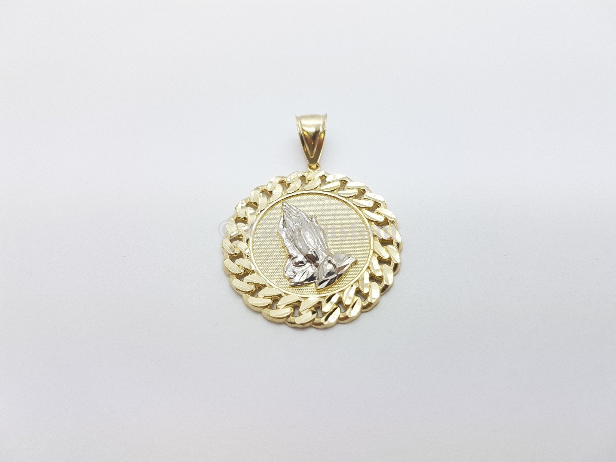 Real 10K High Polish Solid Yellow Gold Samson Pendant - orquebec