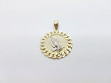 Real 10K High Polish Solid Yellow Gold Samson Pendant - orquebec