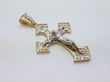 Real 10K High Polish Solid Yellow Gold Zephan Jumbo Cross - orquebec