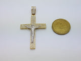 Real 10K High Polish Solid Yellow Gold Zion Jumbo Cross - orquebec