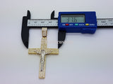 Real 10K High Polish Solid Yellow Gold Zion Jumbo Cross - orquebec