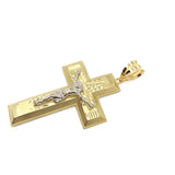 Rood Cross 10K Yellow Gold Pendant - orquebec