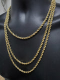 Rope Chain Diamond cut in 10 karat Gold 5MM | Chaine Torsade en or 10kt en coupe diamant 5mm-Gold Custom