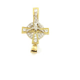 Rosary Crucifix 10K Yellow Gold Pendant - orquebec